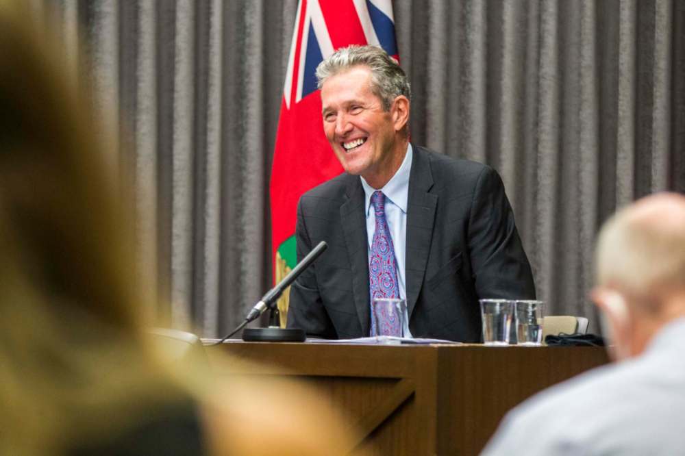 MIKAELA MACKENZIE / WINNIPEG FREE PRESS
Premier Brian Pallister