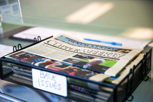 MIKAELA MACKENZIE / WINNIPEG FREE PRESS
The Clipper office in Beausejour on Wednesday, Oct. 7, 2020. For Malak Abas story.
Winnipeg Free Press 2020