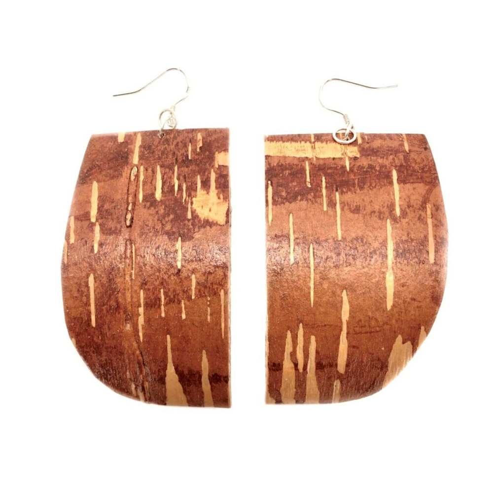 Supplied
Pinotinoway birch bark earrings