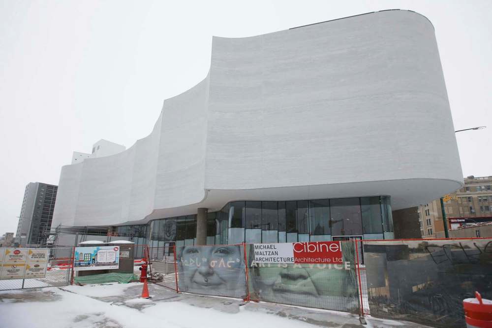 Qaumajuq is scheduled to open in 2021 as part of a year-long celebration that coincides with the 50th anniversary of the WAG building on Memorial Boulevard. (John Woods / WInnipeg Free Press)