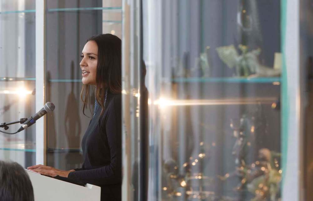 Julia Lafreniere, Manager of Indigenous Initiatives at the WAG. (Mike Deal / Winnipeg Free Press)