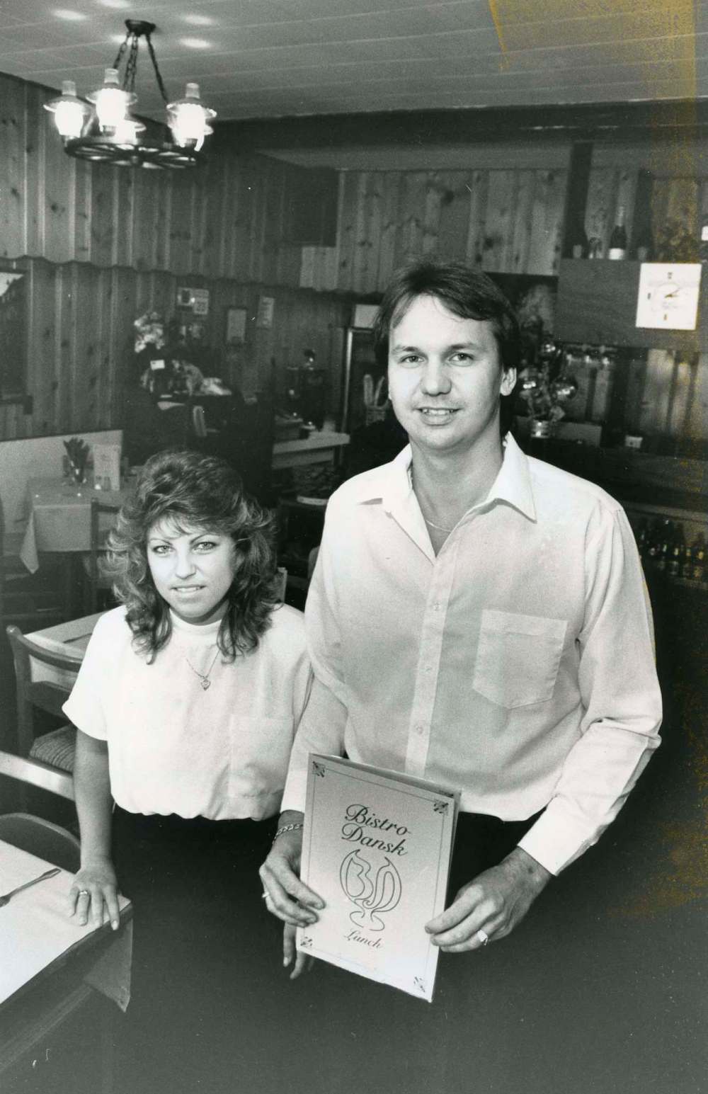 GLENN OLSEN / FREE PRESS FILES
Pamela and Paul in their early days as owners of Bistro Dansk.