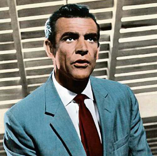 Sean Connery as James Bond in the 1962 film Doctor No.