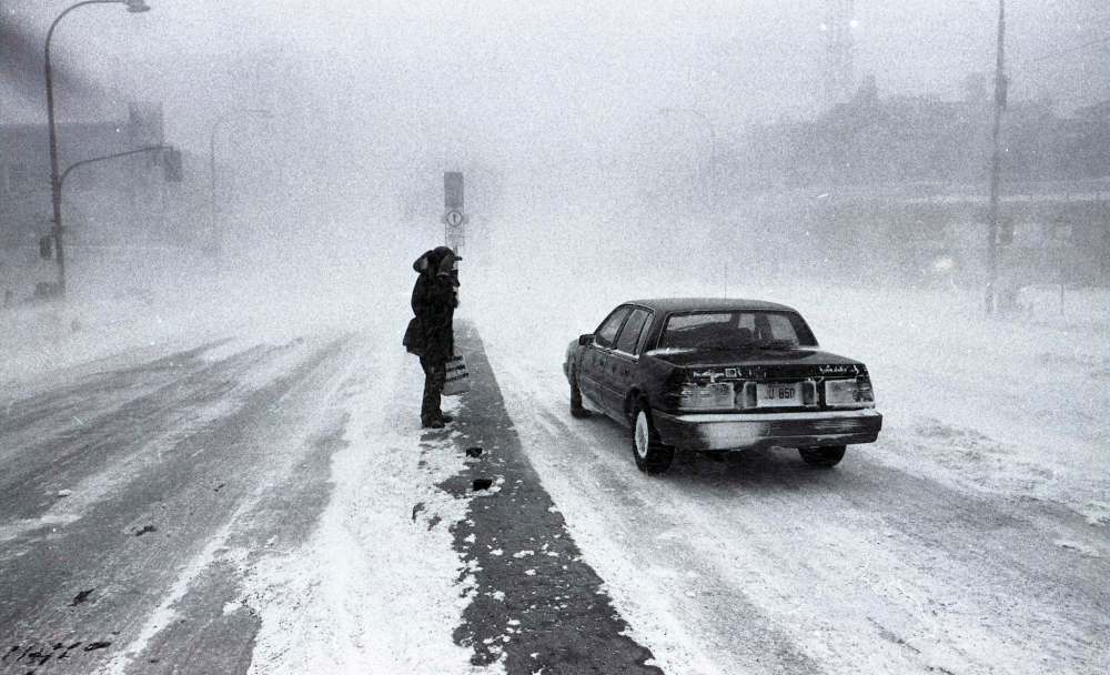 GERRY CAIRNS / WINNIPEG FREE PRESS FILES
The blizzard that arrived in Winnipeg on the afternoon of Friday, Nov. 7, 1986, was a classic Colorado Low. Over the next two days more than 35 centimetres of snow fell.