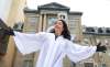 RUTH BONNEVILLE / WINNIPEG FREE PRESS
Local - Angel Squad
Photo of Lisa Stiver (Misericordia Health Centre Foundation board chair) in her Angel Squad gear outside waving to vehicles for a Doug Speirs column.
Lisa Stiver shows off her exuberance and vitality as she helps raise awareness and funds for the Misericordia Health Centre as the 25th annual Angel Squad kicks off on Tuesday.
Funds raised through Angel Squad volunteers who wave at passing vehicles in the area ensurespatients and residents at the Misericordia Health Centre receive all the compassionate care they need through the provision of essential health programs, equipment and services.
See story.
Nov 24th, 2020
