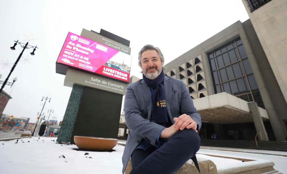 RUTH BONNEVILLE / WINNIPEG FREE PRESS
Winnipeg Symphony Orchestra conductor Daniel Raiskin is leading a virtual presentation of An Evening in Vienna tonight.