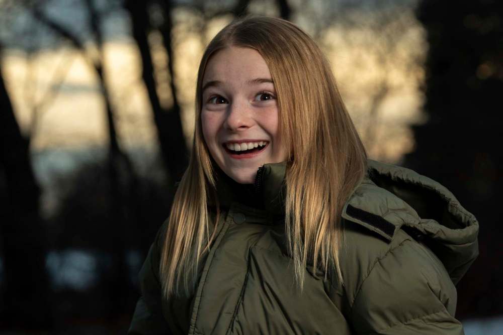 JESSE BOILY / WINNIPEG FREE PRESS
Averie Peters, 10, has her first speaking role in the Hallmark movie Project Christmas Wish.