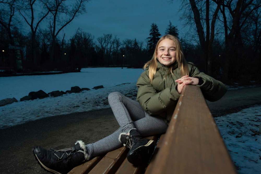 JESSE BOILY / WINNIPEG FREE PRESS
Winnipeg actor Averie Peters, 10, is looking forward to seeing herself on the small screen this Boxing Day.