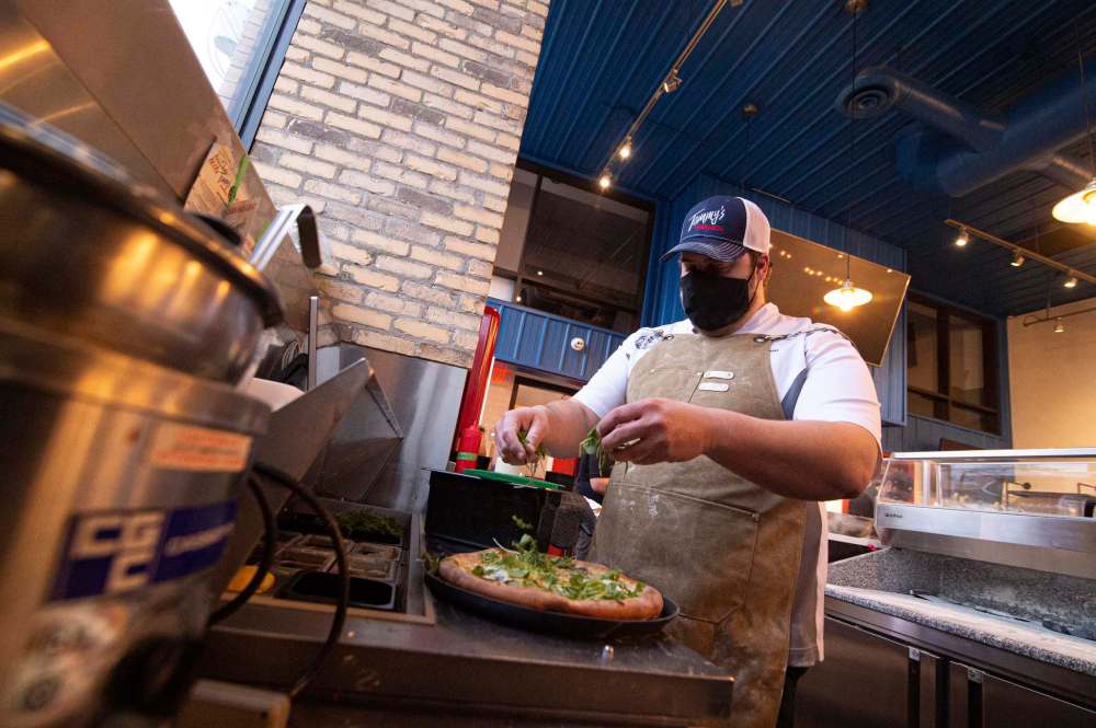 Schneider was named Canada’s No. 1 pizza chef at an international competition held in Italy in the spring of 2019. (Mike Sudoma / Winnipeg Free Press)