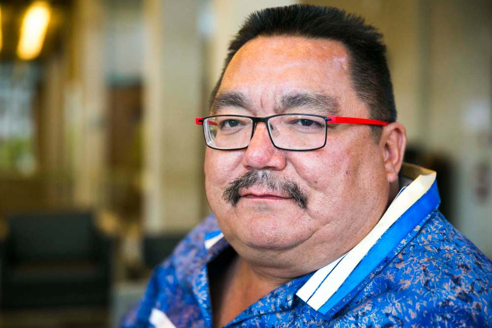 MIKAELA MACKENZIE / FREE PRESS FILES
Peguis Chief Glenn Hudson argues his people know how to safely gather, even when visitors come from out of town.