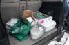 JESSE BOILY / WINNIPEG FREE PRESS
Some of the food that Allan McKay and his wife Marion dropped off at Rossbrook House Tuesday.
