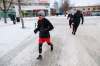 Daniel Crump / Winnipeg Free Press
Junel Malapad has run at least 50 kilometres every Saturday this year to raise money for 12 different charities. Saturday at The Forks he ran his final 100 km in support of Siloam Mission, completing his 2020 goal.