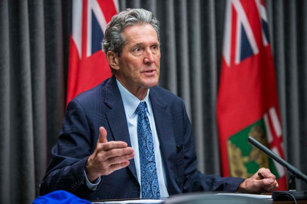 Premier Brian Pallister. (Winnipeg Free Press)
