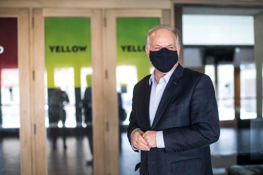 Robert Olson, CEO of Manitoba Centennial Centre Corp., says the 2,305-seat venue was able to safely seat 500 people before code red restrictions shut down mass gatherings. (Mikaela MacKenzie / Winnipeg Free Press)