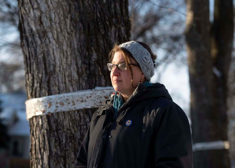Glenelm resident Mellanie Lawrenz has lobbied for increased funding to the city’s urban forestry budget with ‘some success,’ but said more work needs to be done. (Mike Sudoma / Winnipeg Free Press)