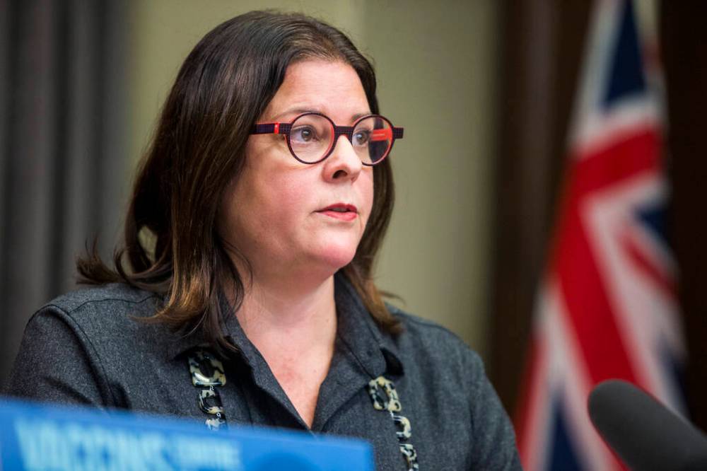 MIKAELA MACKENZIE / WINNIPEG FREE PRESS
Manitoba Premier Heather Stefanson
