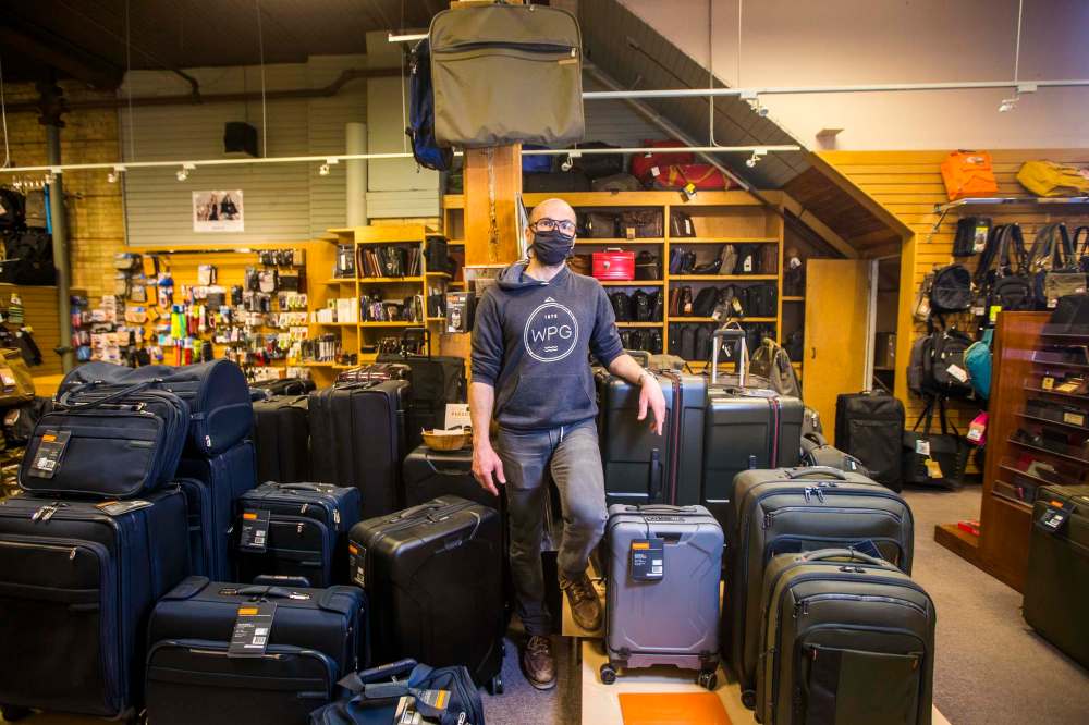 MIKAELA MCKENZIE / WINNIPEG FREE PRESS
U.N. Luggage has been doing business in the Exchange District since 1940.
