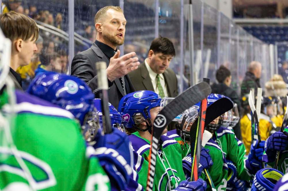 Connecticut Whale head coach Colton Orr says about two-thirds of his team tested positive for the coronavirus. (Bryan Johnson files)