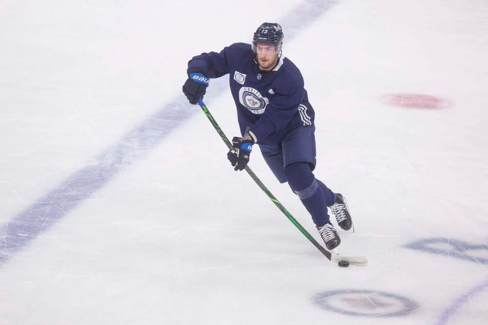 MIKE DEAL / WINNIPEG FREE PRESS
Pierre-Luc Dubois is the total package, a complete, two-way player at the all-important centre position.