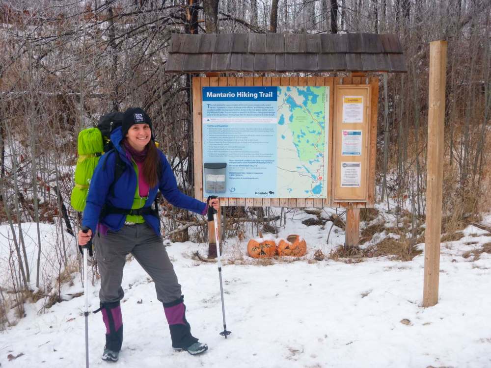 JOCELYN MCLEAN PHOTO
Avid outdoor adventurer Jocelyn McLean hiked and camped on the Mantario Trail in December, she made the 64-kilometre trek in two nights and three days.