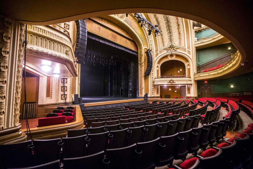 The Burton Cummings Theatre has been mostly silent amid the COVID-19 pandemic, by using the time for upkeep and cleaning the theatre is more than ready for easing of restrictions and the chance to welcome performers and audiences again.
 (Mikaela MacKenzie / Winnipeg Free Press)