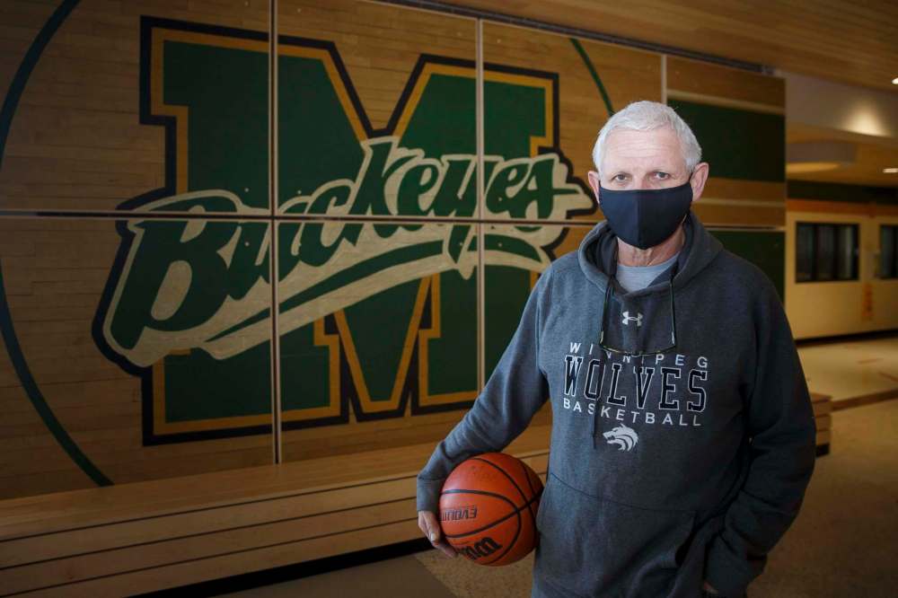 MIKE DEAL / WINNIPEG FREE PRESS
Riley coached Miles Mac to a pair of varsity boys provincial titles and went on to start the Winnipeg Wolves basketball club in 2006 and is now in charge of the girls' program.