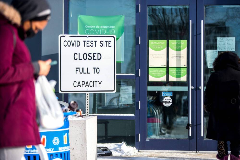 MIKAELA MACKENZIE / WINNIPEG FREE PRESS
The U of M COVID-19 testing site in Winnipeg on Thursday.