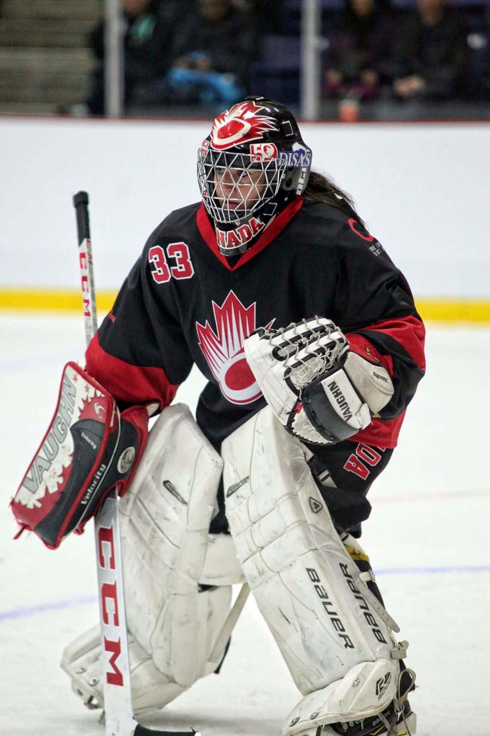 Clarkson was the lone Manitoban on the senior women's team for the majority of her Team Canada run. (Andre Vandal / Ringette Canada)