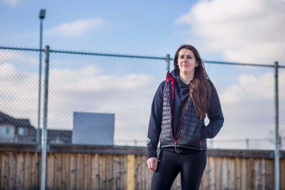 Amy Clarkson played in four world ringette championships with Team Canada between 2013 and 2019. (Mikaela MacKenzie / Winnipeg Free Press)