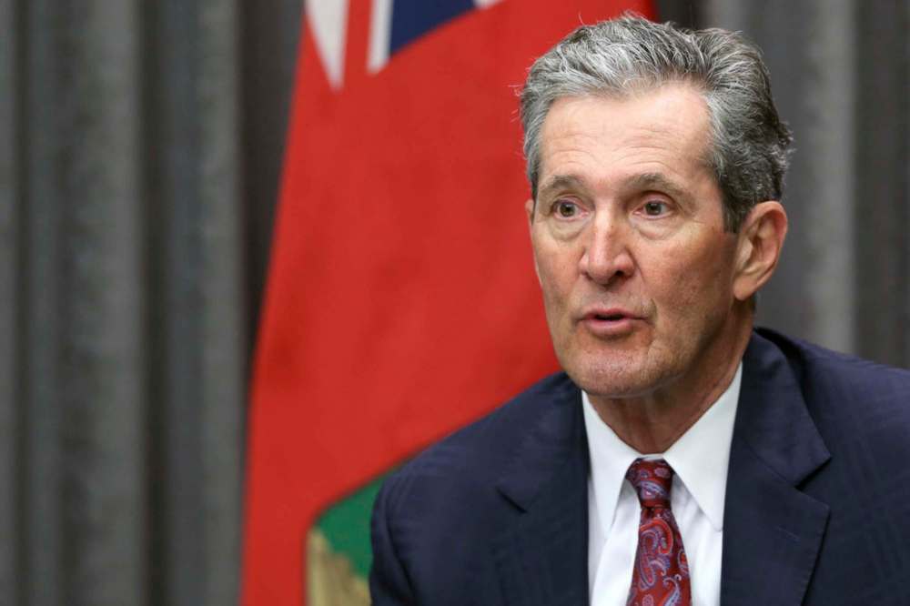 KEVIN KING / POOL
Premier Brian Pallister: "We want to empower teachers and parents to have that relationship."