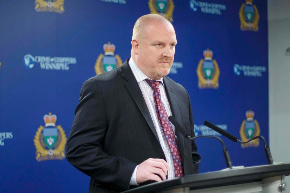 MIKE DEAL / WINNIPEG FREE PRESS
Kyle Alexander James Pietz was charged with manslaughter after consultation with Manitoba prosecutors and is in custody, WPS Sgt. Wade McDonald said at news conference Thursday.