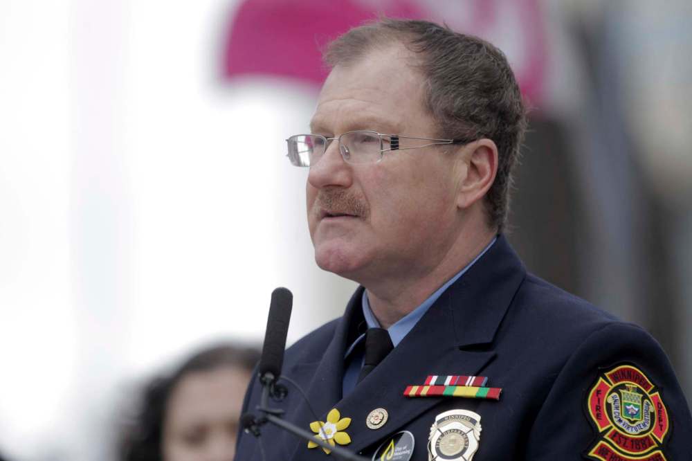 The demands for the termination of four firefighters in the report has caused pain and suffering for them and their families, said Alex Forrest, president of the United Fire Fighters of Winnipeg. (Ruth Bonneville / Winnipeg Free Press files)