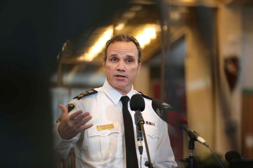 The Winnipeg Police Board has extended chief Danny Smyth's contract to Nov. 30, 2023. (Ruth Bonneville / Winnipeg Free Press files)