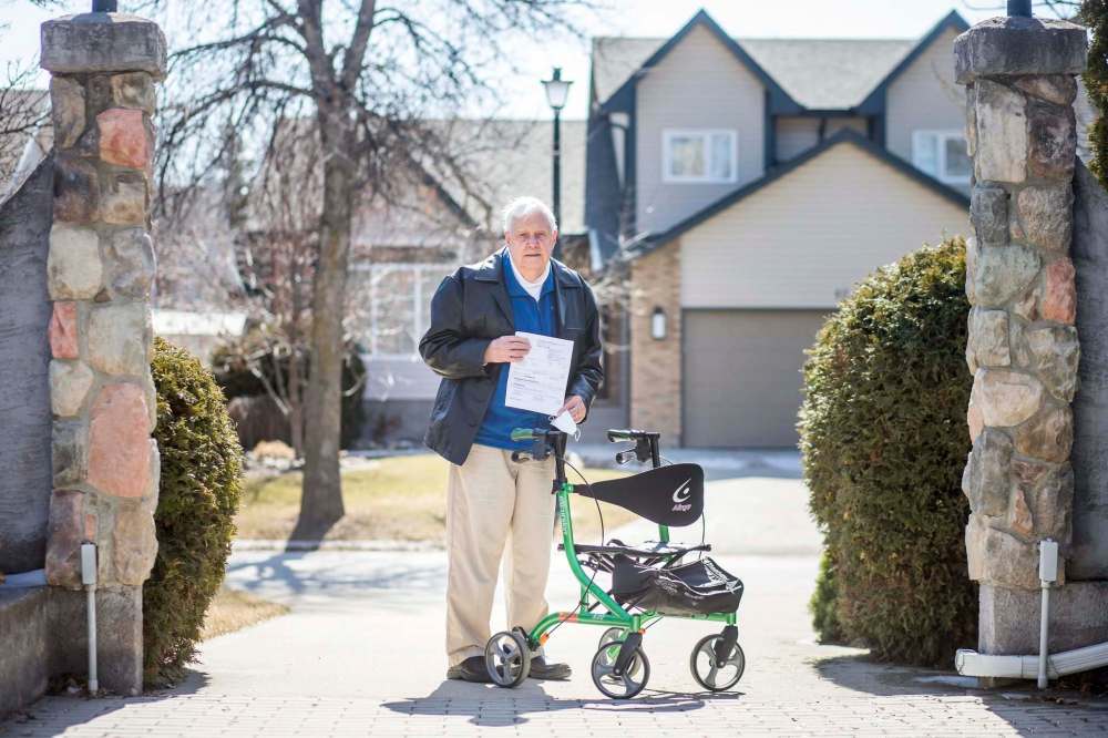 Denton assumed he was following the proper procedure when he agreed to see a paramedic on site, not expecting he would be charged for it. (Mikaela MacKenzie / Winnipeg Free Press)