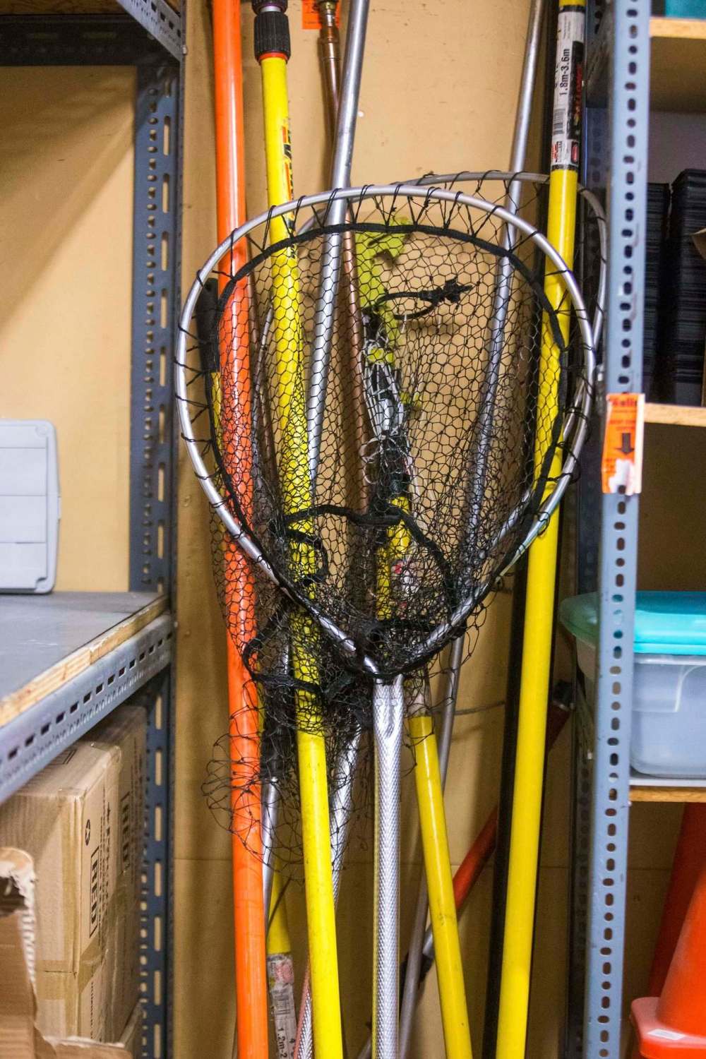 The storeroom is equipped with the tools and utensils to corral most any varmint or critter. (Mikaela MacKenzie / Winnipeg Free Press)