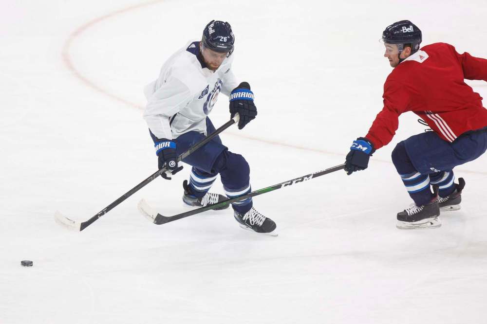 MIKE DEAL / WINNIPEG FREE PRESS
Judging by his pep during drills, the Plymouth, Minn., product is ready to go.