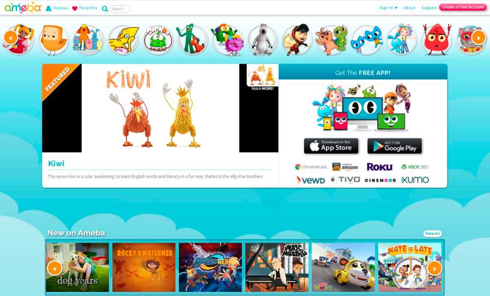 Aimed at children, Ameba TV includes shows such as Yu-Gi-Oh! and BoBoiBoy.