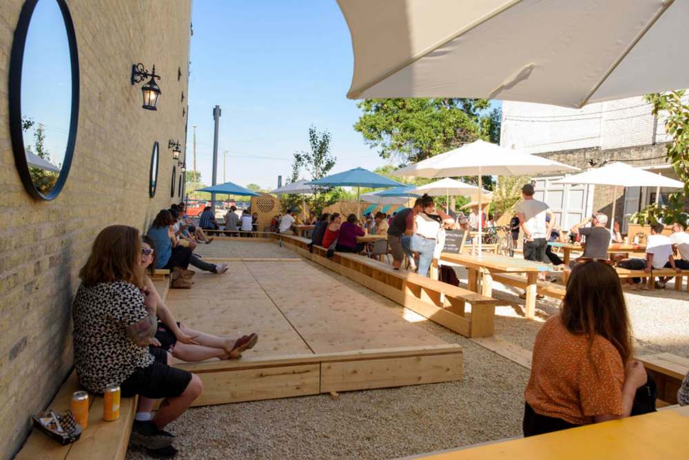 The Beer Can proved to be a huge success on Main Street last summer. (Jesse Boily / Winnipeg Free Press files)