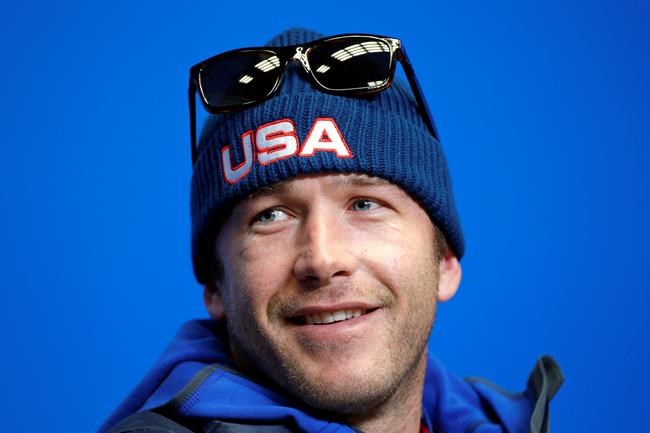 FILE - This Feb. 6, 2014, file photo shows Bode Miller during the U.S. ski team's news conference at the Gorki media center at the Sochi 2014 Winter Olympics in Krasnaya Polyana, Russia. Olympic ski racing champion Bode Miller is launching a winter sports academy to help produce the next wave of standouts on the snow. Miller’s partnering with the Institute for Civic Leadership Academy to open an online learning program geared toward students in grades 7-12. (AP Photo/Christophe Ena, File)