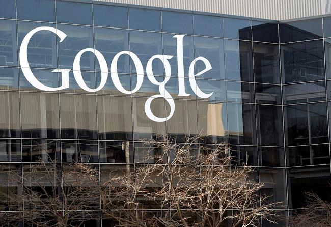 FILE - This Thursday, Jan. 3, 2013, file photo shows Google's headquarters in Mountain View, Calif. As the Trump administration moves toward antitrust action against search giant Google, it’s campaigning to enlist support from sympathetic state attorneys general across the country. And President Donald Trump is pushing his campaign against Big Tech on Wednesday, Sept. 23, 2020, touting curbs on legal protections for social media platforms he denounces as biased against conservative views.(AP Photo/Marcio Jose Sanchez, File)