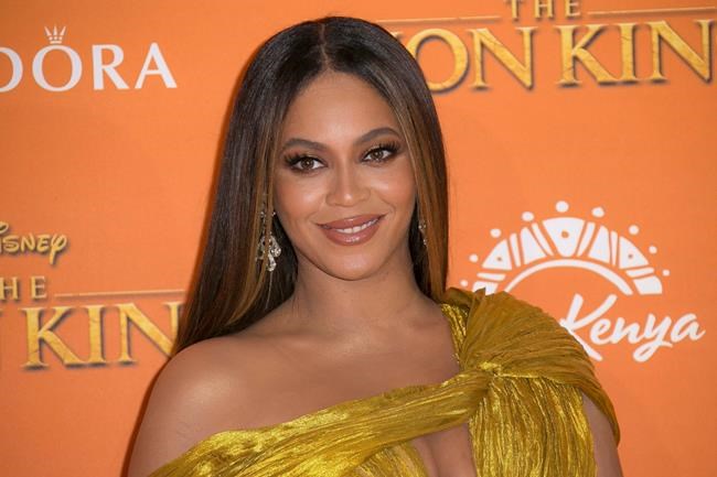 FILE - This July 14, 2019 file photo shows Beyonce at the