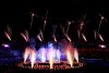 FILE - In this April 15, 2018, file photo, fireworks light up at Carrara Stadium during the closing ceremony of the 2018 Commonwealth Games on the Gold Coast, Australia. (AP Photo/Mark Schiefelbein, File)