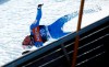 Norway's Daniel Andre Tande crashes during the ski flying individual World Cup event in Planica, Slovenia, Thursday, March 25, 2021. (AP Photo)