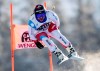 Switzerland's Beat Feuz in action during the men's downhill race run at the Alpine Skiing FIS Ski World Cup in Wengen, Switzerland, Saturday, Jan. 18, 2020. (Marcel Bieri/Keystone via AP)