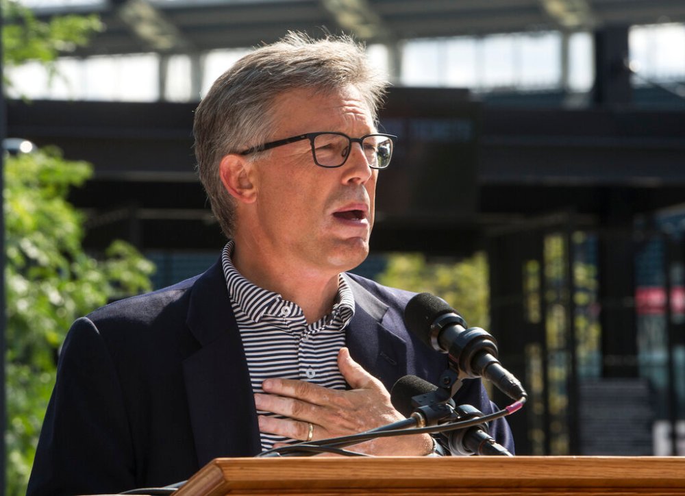 Cleveland Indians president Paul Dolan announced the team is changing its name. (AP Photo/Phil Long, File)