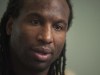 Former NHL tough guy Georges Laraque speaks at a news conference in Montreal, Friday, October 18, 2013. A couple of weeks ago, former Montreal Canadiens tough guy Laraque was running five or six days a week as he trained for a marathon.Now, the former NHL enforcer's biggest challenge is trying to breathe clearly as he fights COVID-19 from a hospital on Montreal's South Shore.THE CANADIAN PRESS/Graham Hughes