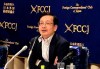 Hitoshi Oshitani, Professor of Department of Virology, Tohoku University Graduate School of Medicine, speaks during a press conference in Tokyo, Wednesday, Feb. 19, 2020. The respected Japanese virologist says if the Tokyo Olympics were tomorrow they probably couldn't be held because of the fast-spreading coronavirus from Wuhan, China. Dr. Oshitani says “right now we don't have an effective strategy and I think it may be difficult to have the Olympics.