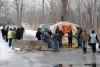 People gather at a protest in Kahnawake, Que. on Tuesday, Feb. 25, 2020, in solidarity with Wet'suwet'en Nation hereditary chiefs attempting to halt construction of a natural gas pipeline on their traditional territories. THE CANADIAN PRESS/Ryan Remiorz