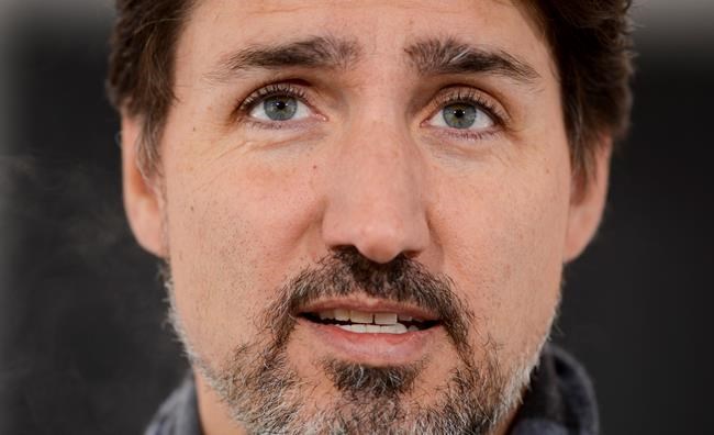 Prime Minister Justin Trudeau addresses Canadians on the COVID-19 situation from Rideau Cottage in Ottawa on Monday, March 23, 2020. THE CANADIAN PRESS/Sean Kilpatrick