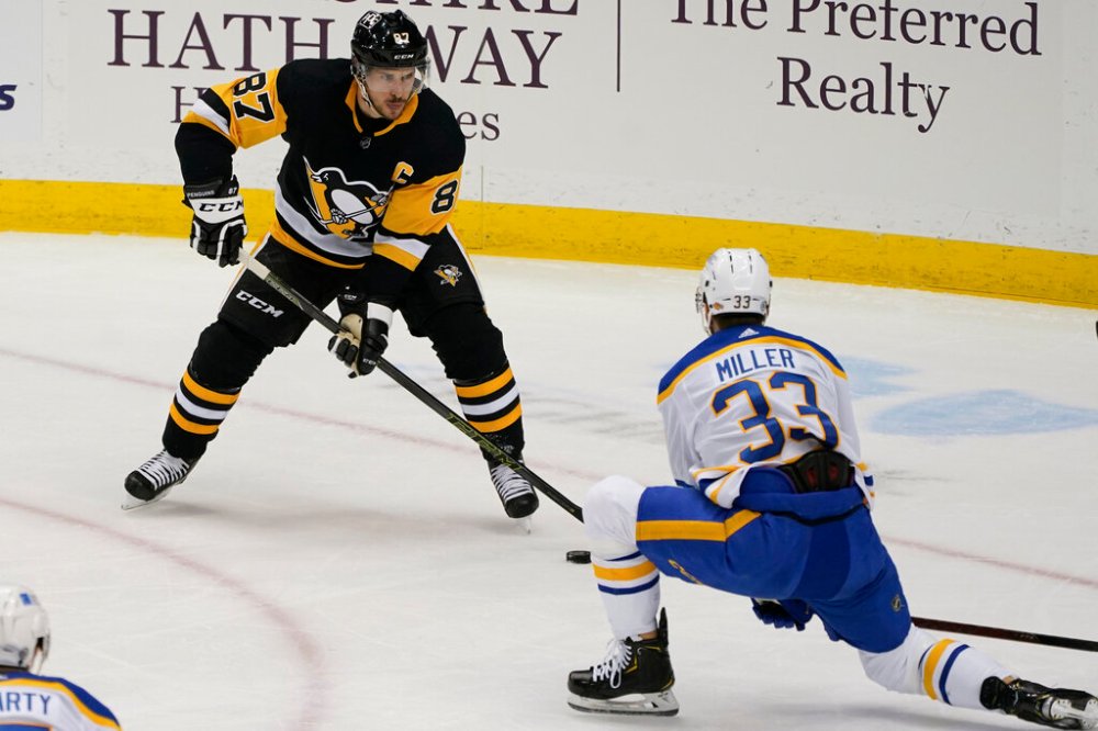 CP
Winnipeggers don't get to see 77 per cent of NHL players, such as Penguins' superstar Sidney Crosby. (Keith Srakocic / The Associated Press)